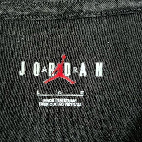Jordan Flight MVP Black Short Sleeve T-Shirt Large - Picture 4 of 5